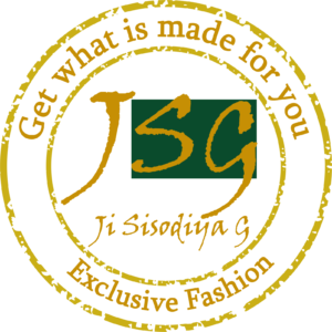 Golden-bordered round stamp-like logo featuring the initials 'JSG' in the center. The 'SG' is set against a green background, surrounded by golden borders.